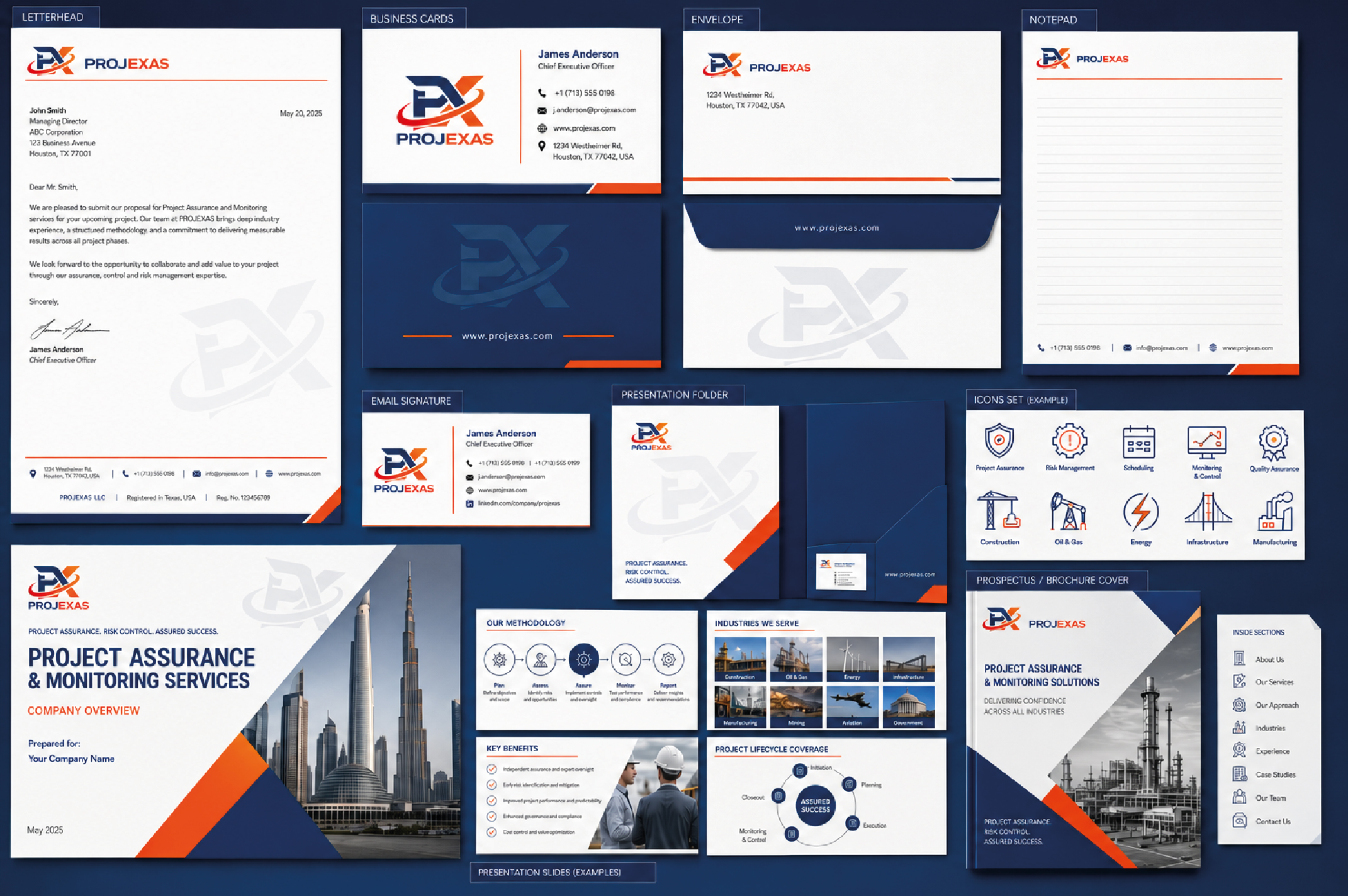 Stationery Design by @fatim_designs for Projexas Limited | Design #37513566