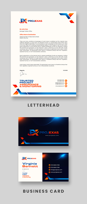 Stationery Design by debdesign for Projexas Limited | Design: #37517594