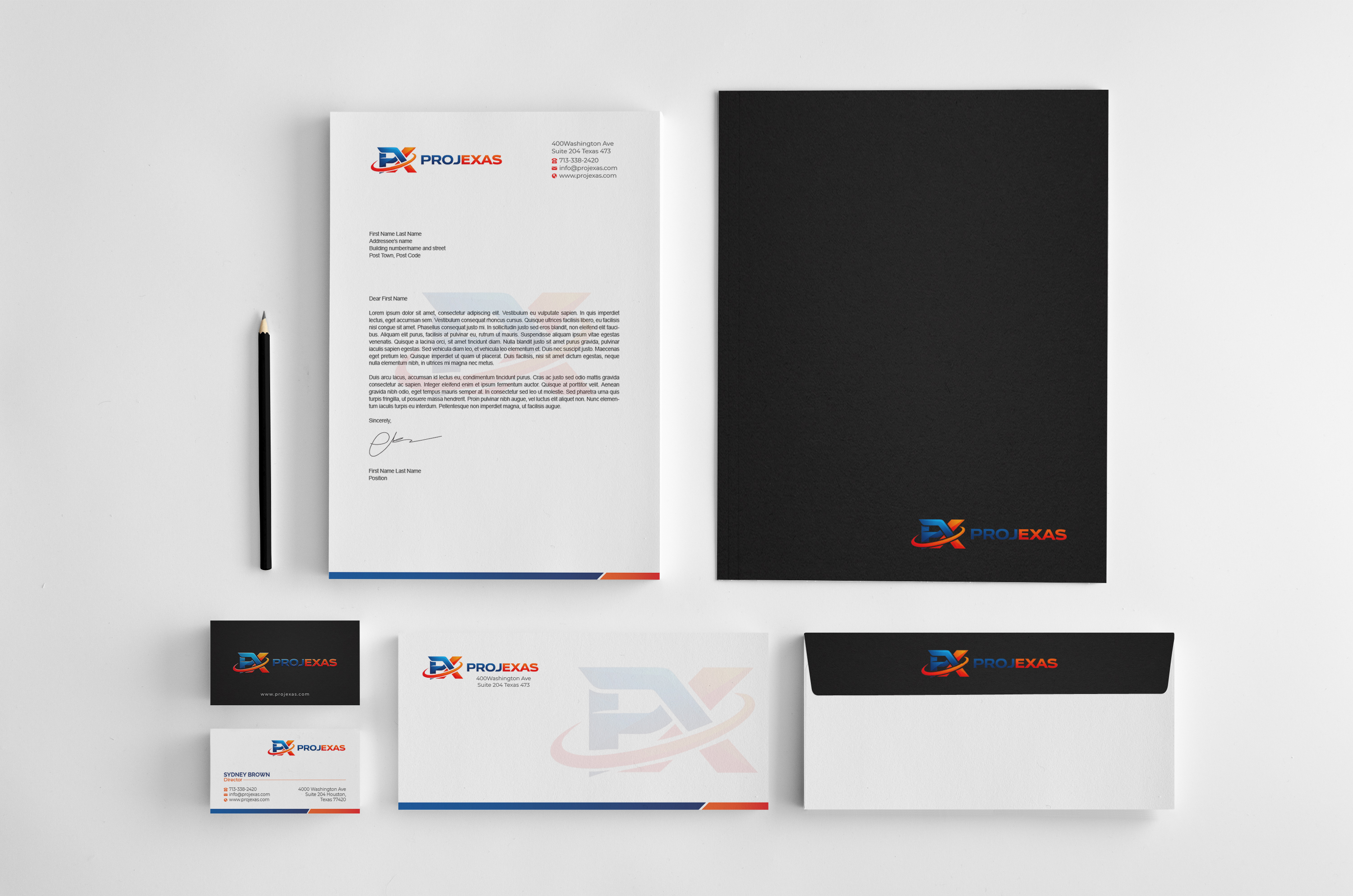 Stationery Design by R.design for Projexas Limited | Design #37516318