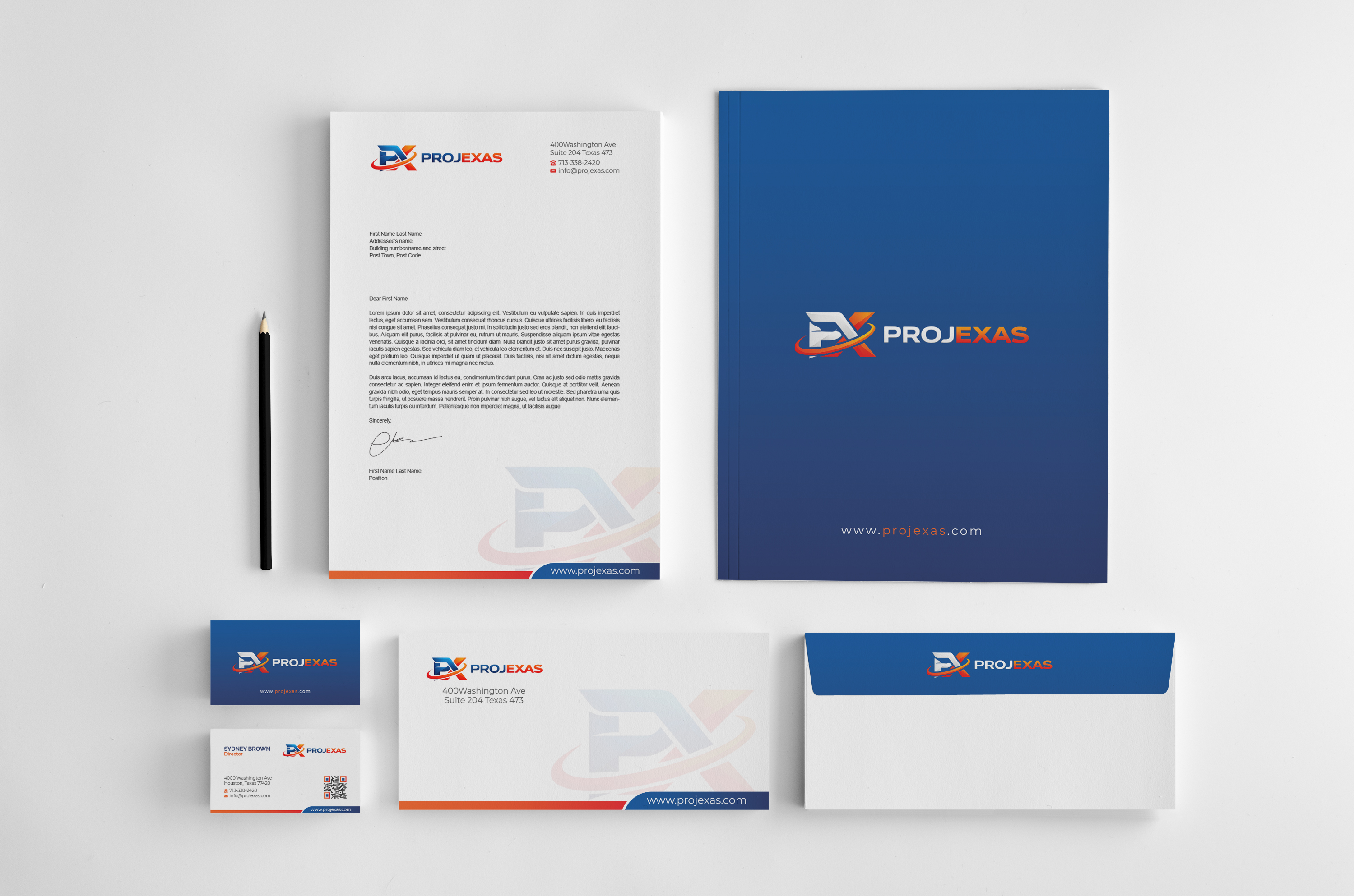 Stationery Design by R.design for Projexas Limited | Design #37516460