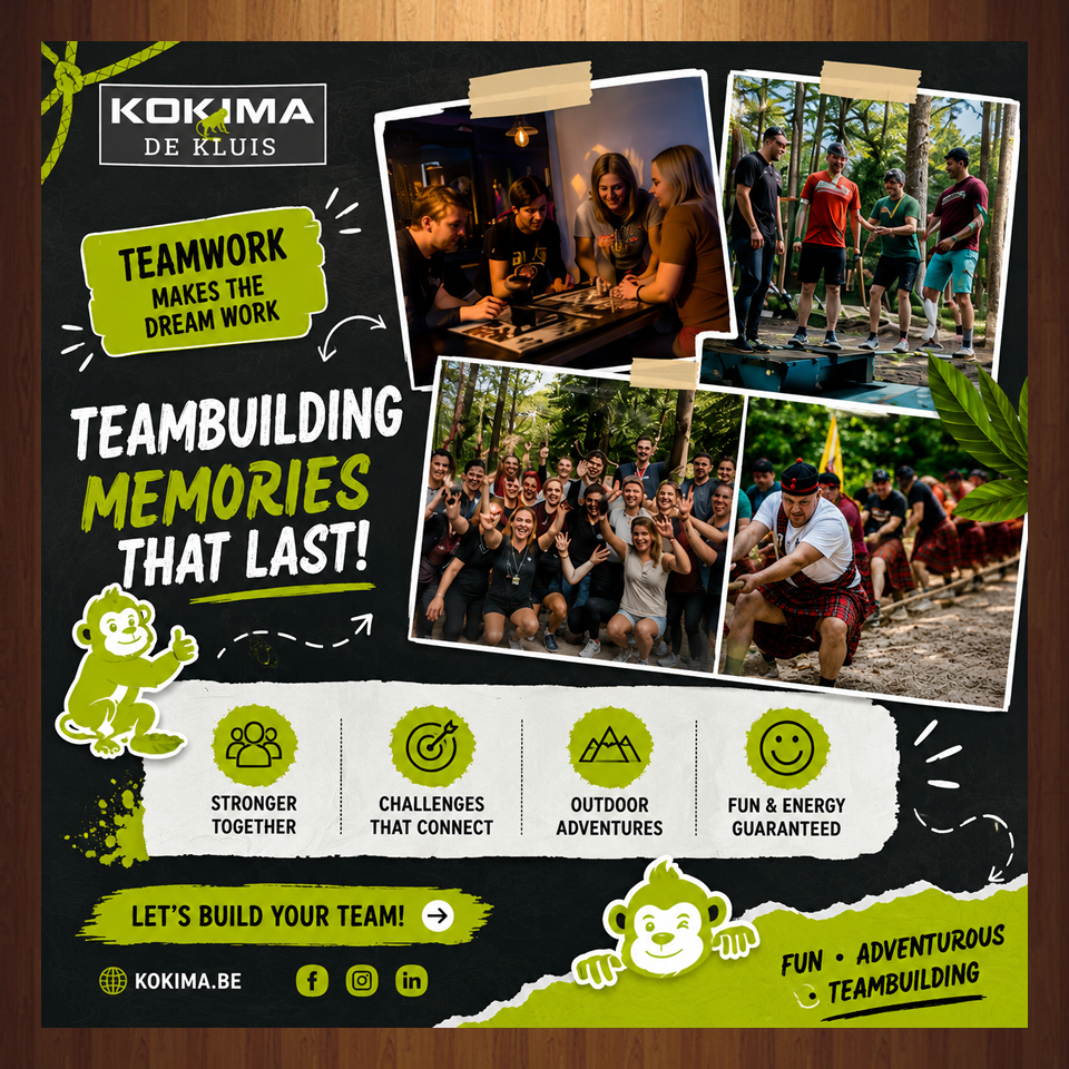 Facebook Design by HarmiDesigning for Kokima corporate events - BE 0863.243.085 | Design #37518004
