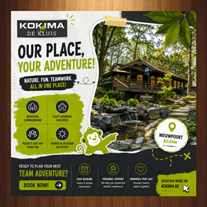Facebook Design by HarmiDesigning for Kokima corporate events - BE 0863.243.085 | Design: #37518006