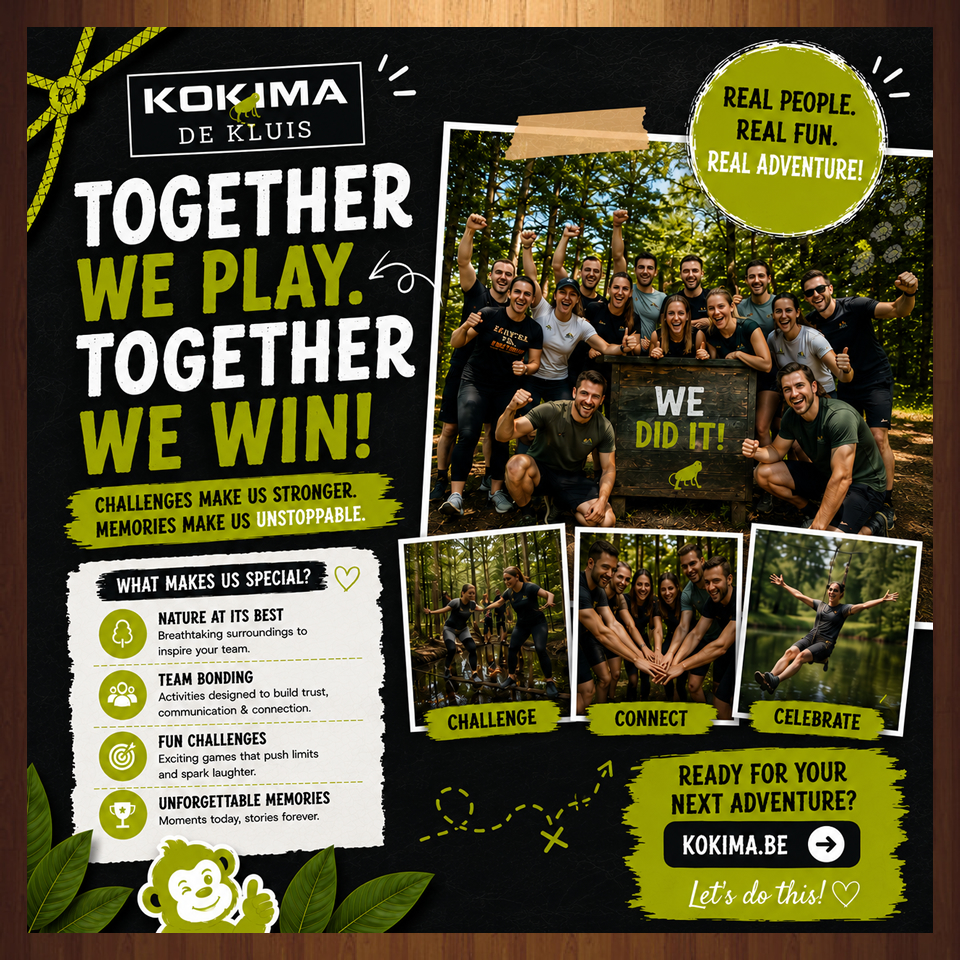 Facebook Design by HarmiDesigning for Kokima corporate events - BE 0863.243.085 | Design #37518076