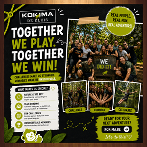 Facebook Design by HarmiDesigning for Kokima corporate events - BE 0863.243.085 | Design: #37518076