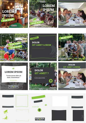 Facebook Design by Kristina Andonoff for Kokima corporate events - BE 0863.243.085 | Design #37532246