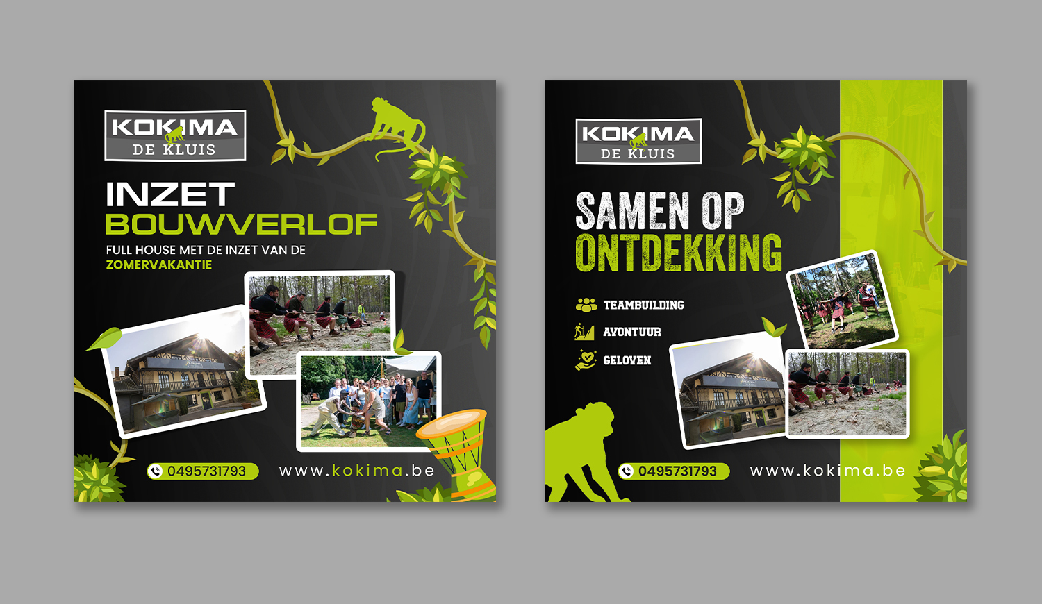 Facebook Design by debdesign for Kokima corporate events - BE 0863.243.085 | Design #37533812