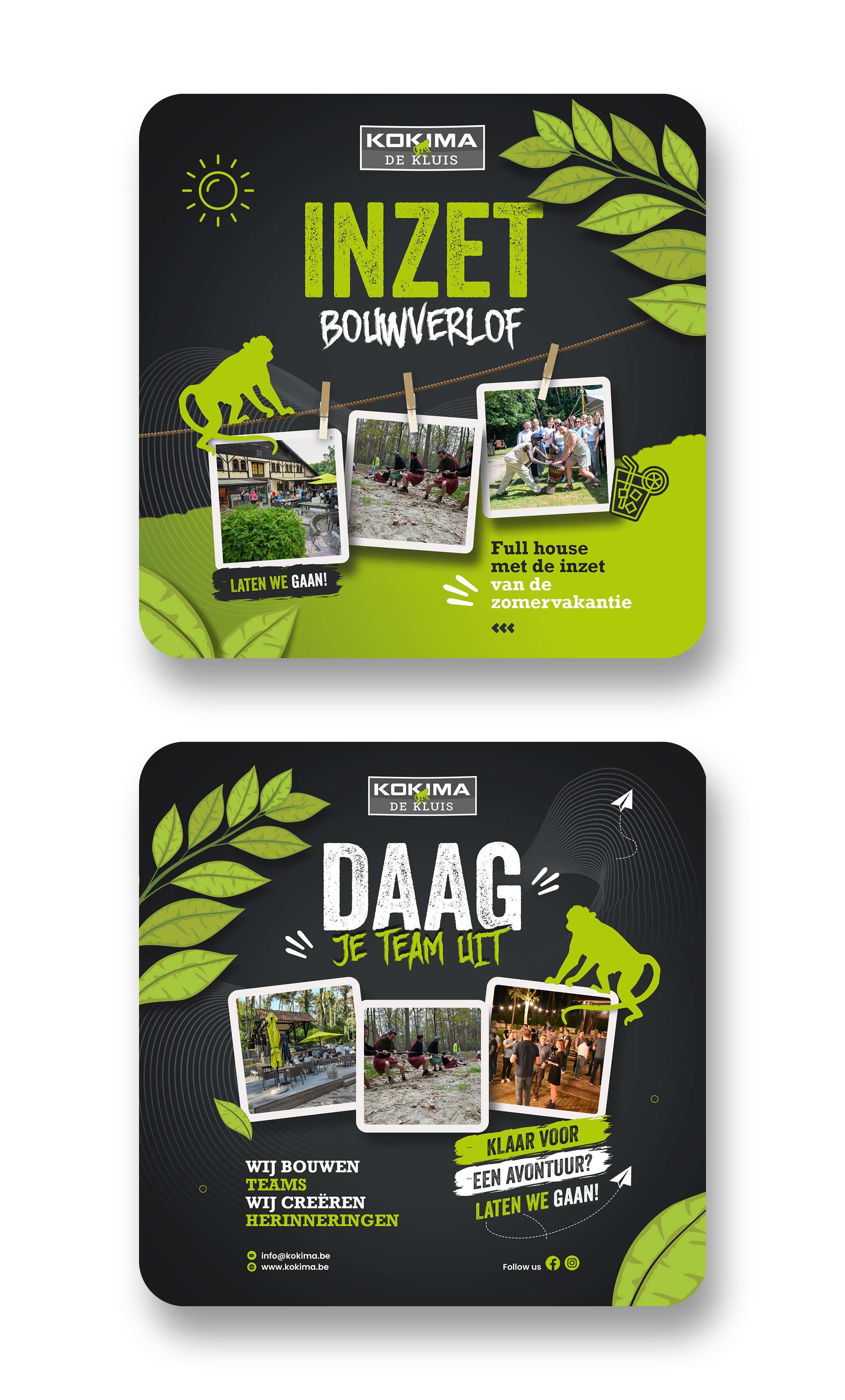 Facebook Design by debdesign for Kokima corporate events - BE 0863.243.085 | Design #37533837