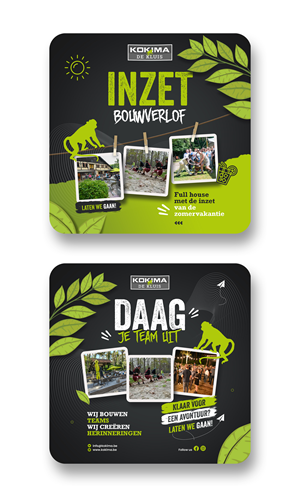 Facebook Design by debdesign for Kokima corporate events - BE 0863.243.085 | Design: #37533837