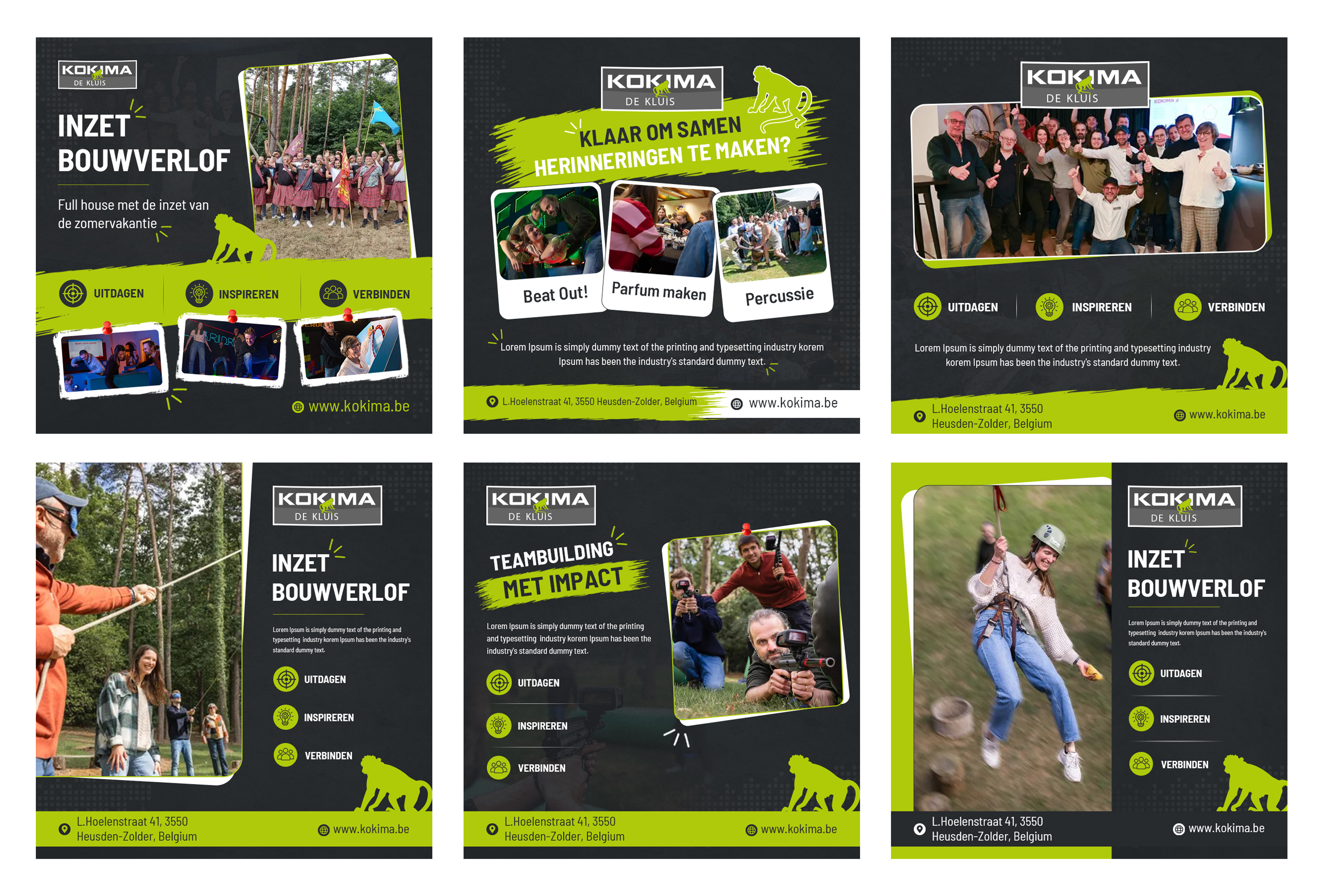 Facebook Design by SAI DESIGNS for Kokima corporate events - BE 0863.243.085 | Design #37530667