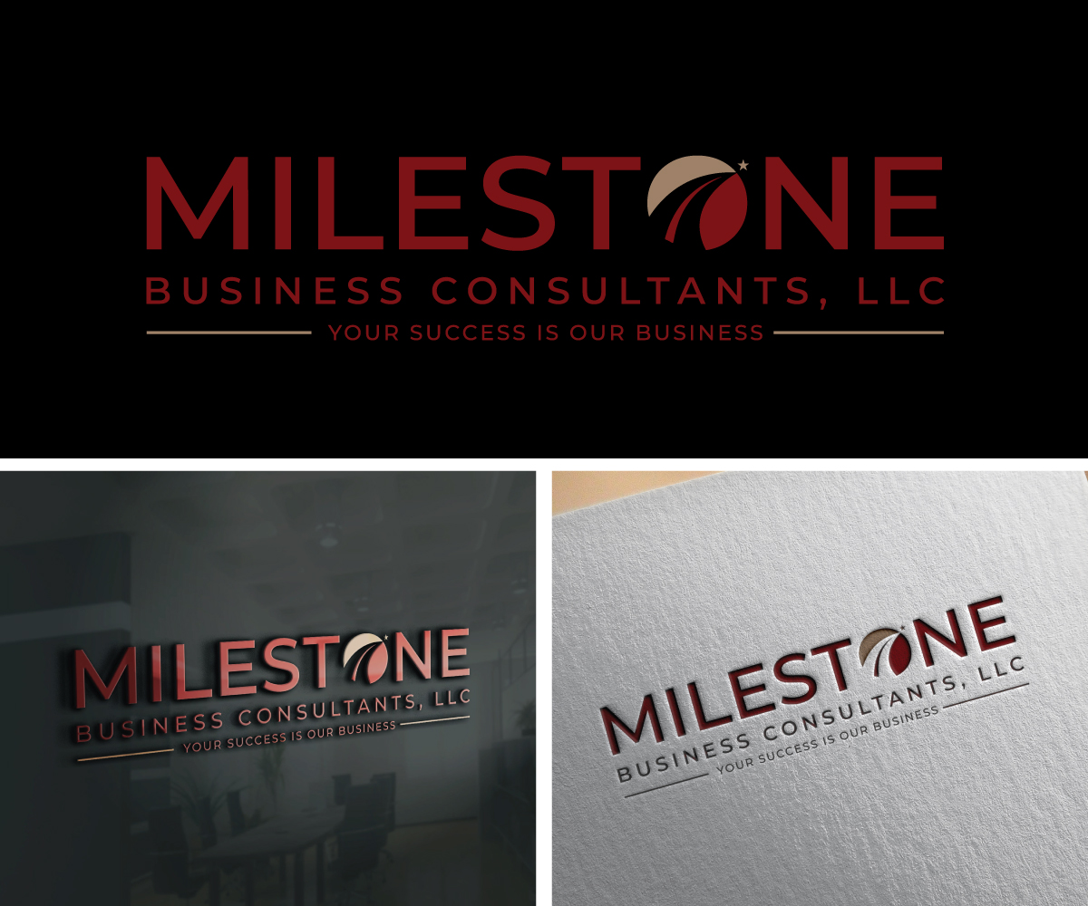Logo Design by Adi Graphics for Milestone Business Consultants, LLC | Design #37524718