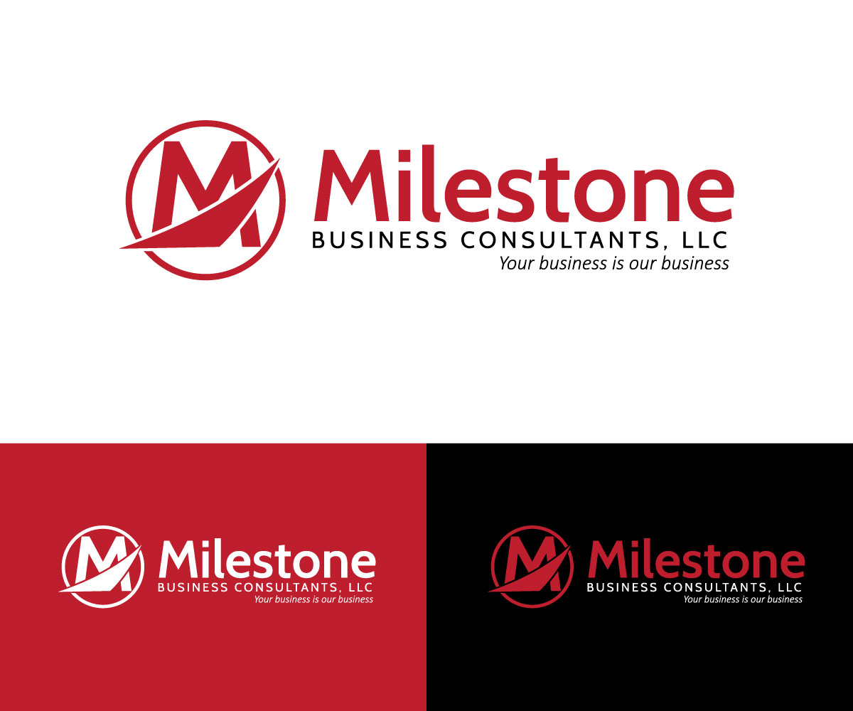 Logo Design by Kavth for Milestone Business Consultants, LLC | Design #37528048