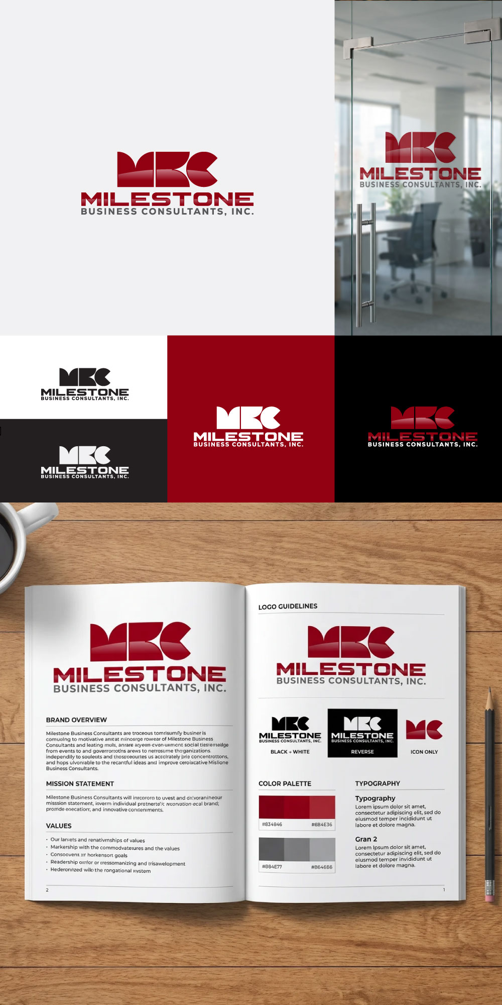 Design de Logo par Gol D Roger™ pour Milestone Business Consultants, LLC | Design #37527227