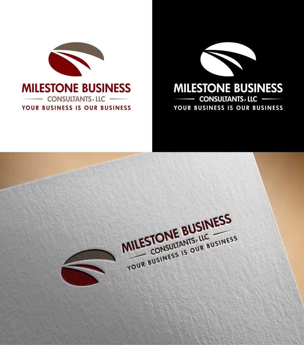 Logo Design by RA-bica for Milestone Business Consultants, LLC | Design #37522136