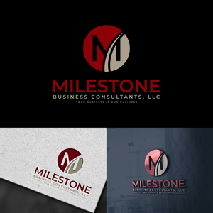 Logo Design by designer profile for Milestone Business Consultants, LLC | Design: #37519993