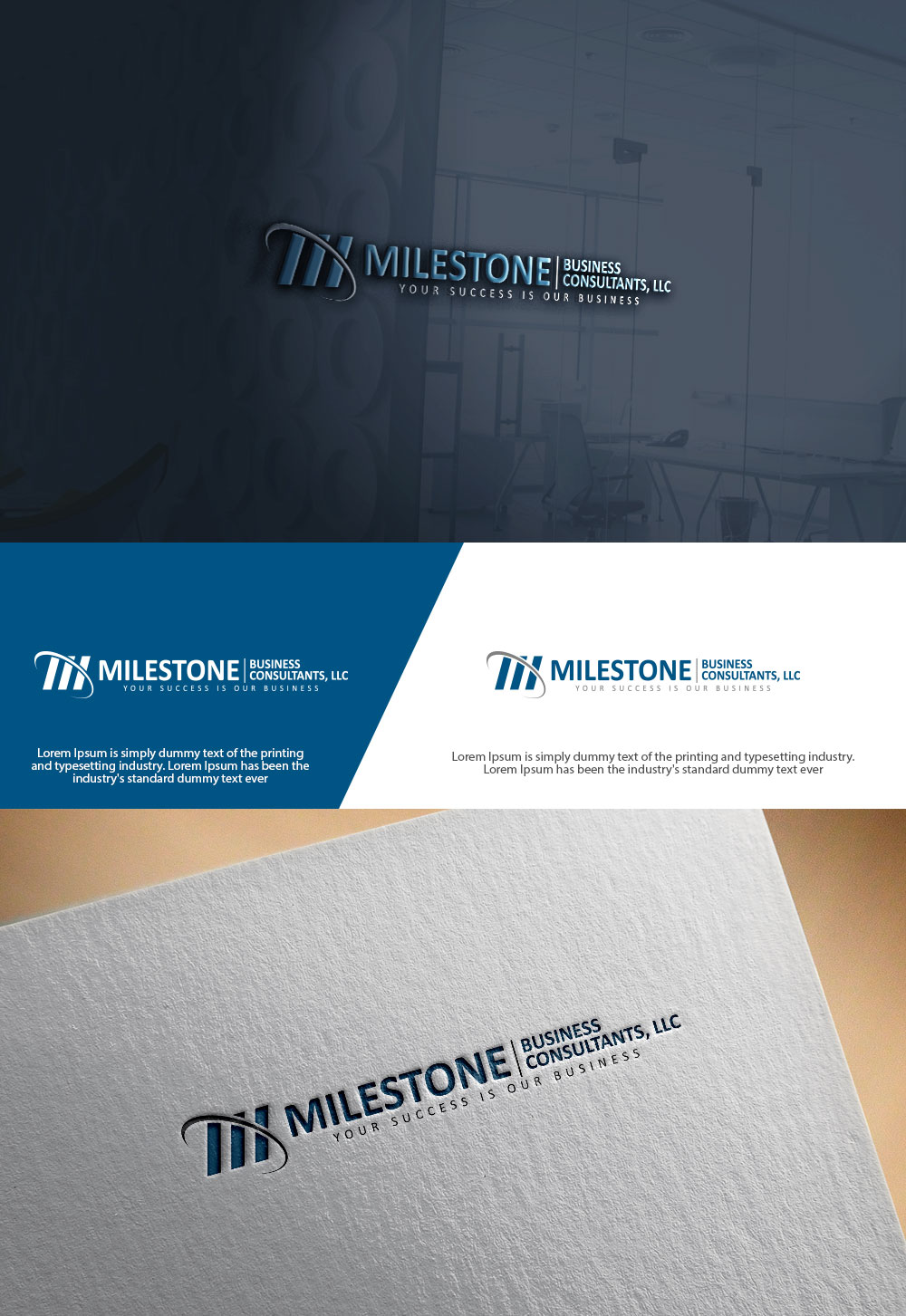 Logo Design by sulemani  creation for Milestone Business Consultants, LLC | Design #37524585