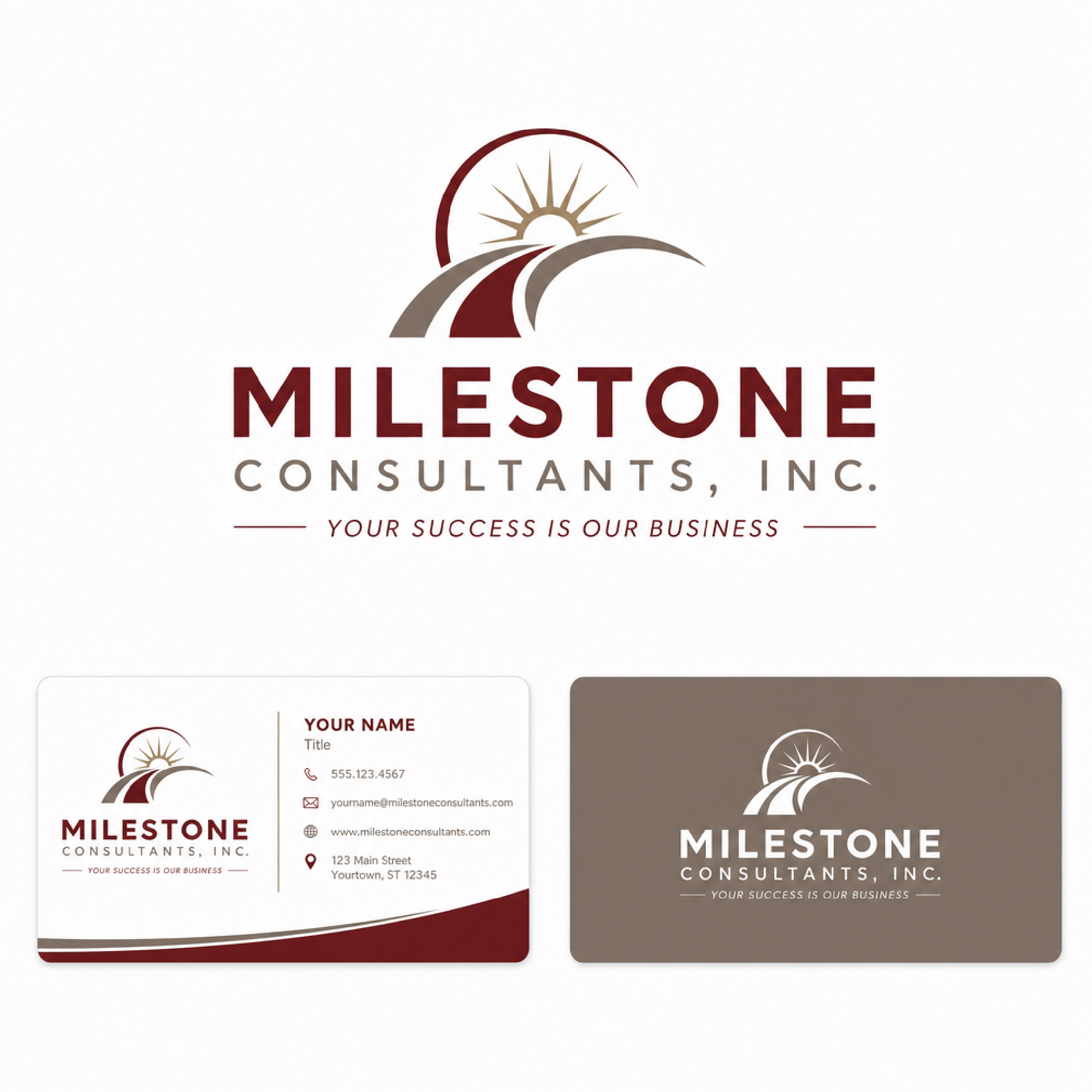 Logo Design by Logodesigns006 for Milestone Business Consultants, LLC | Design #37522598