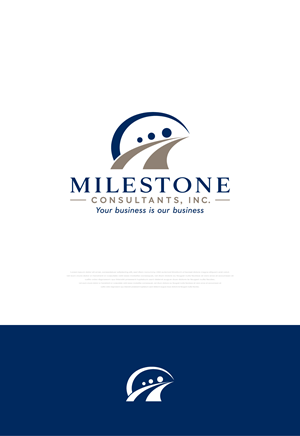 Logo Design by Nuvix for Milestone Business Consultants, LLC | Design: #37517212