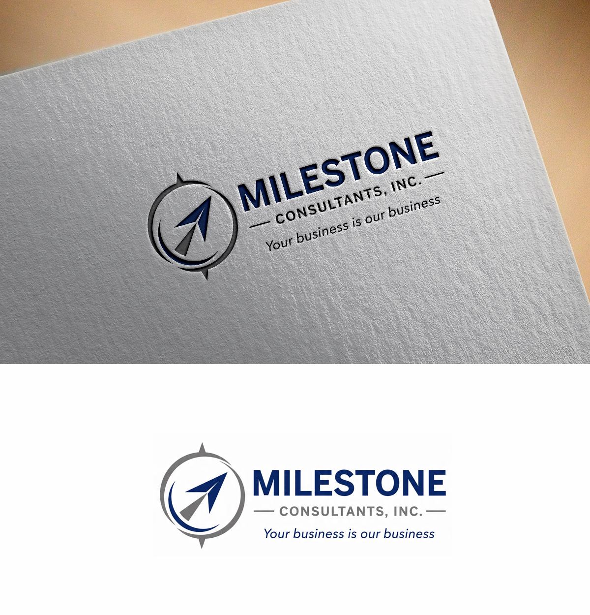 Logo Design by RAVORA for Milestone Business Consultants, LLC | Design #37516264