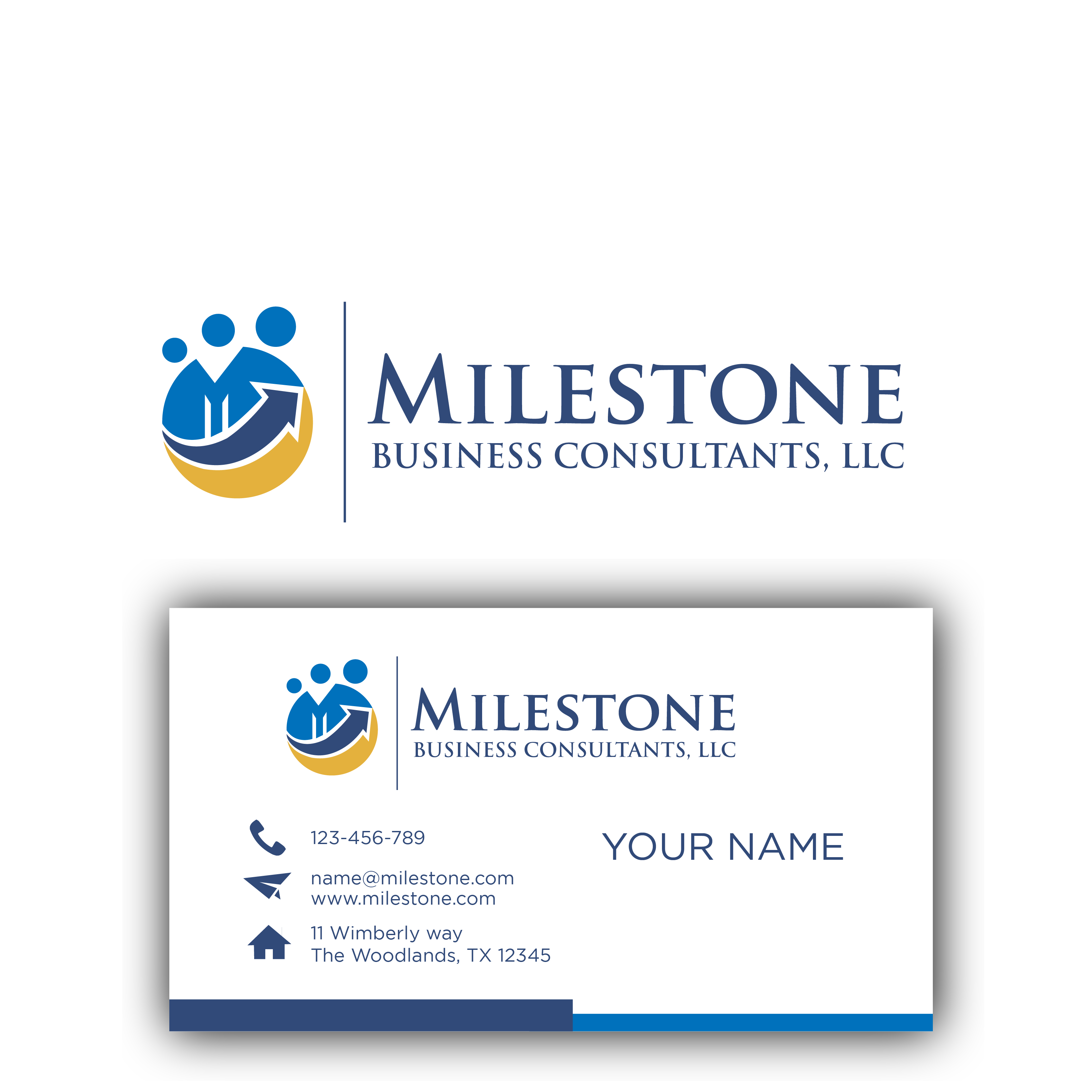 Design de Logo par megamen pour Milestone Business Consultants, LLC | Design #37537575