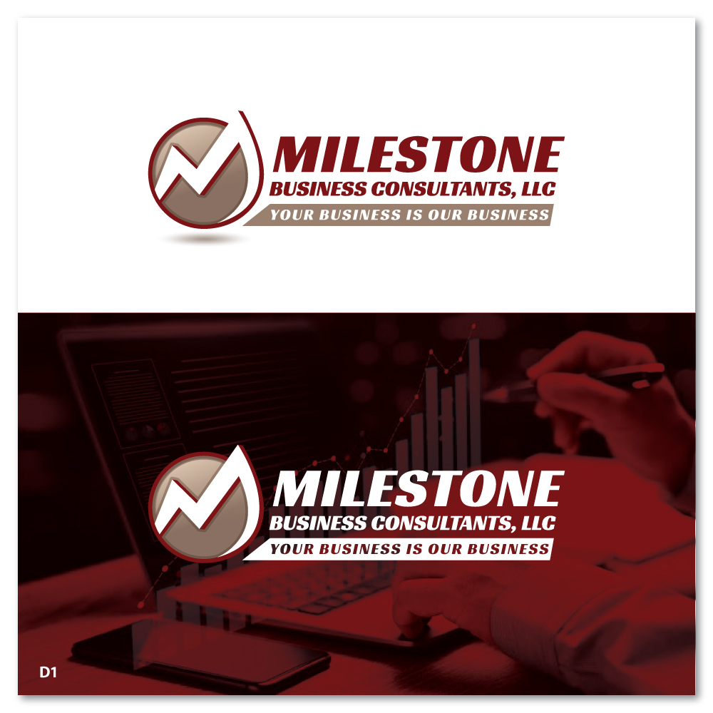 Logo Design by Sujit Banerjee for Milestone Business Consultants, LLC | Design #37522026