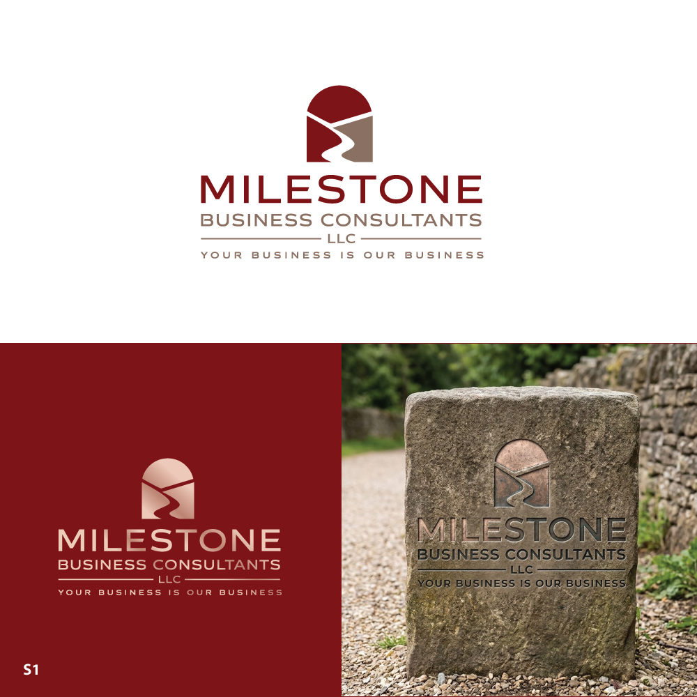 Logo Design by Sujit Banerjee for Milestone Business Consultants, LLC | Design #37522029