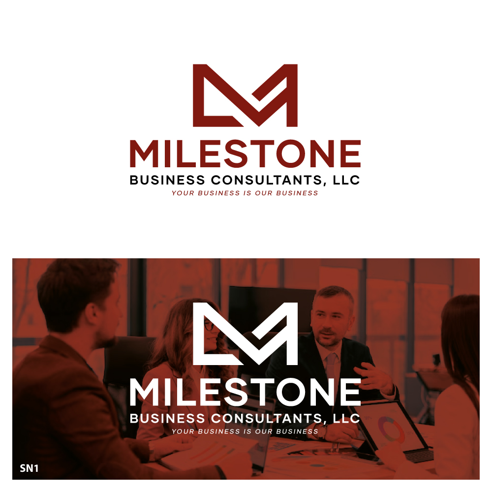 Logo Design by Sujit Banerjee for Milestone Business Consultants, LLC | Design #37522031
