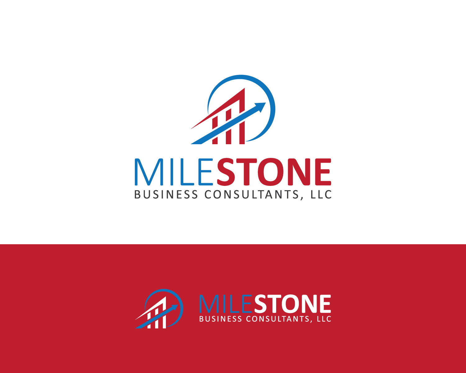 Logo Design by MAWBM for Milestone Business Consultants, LLC | Design #37532291