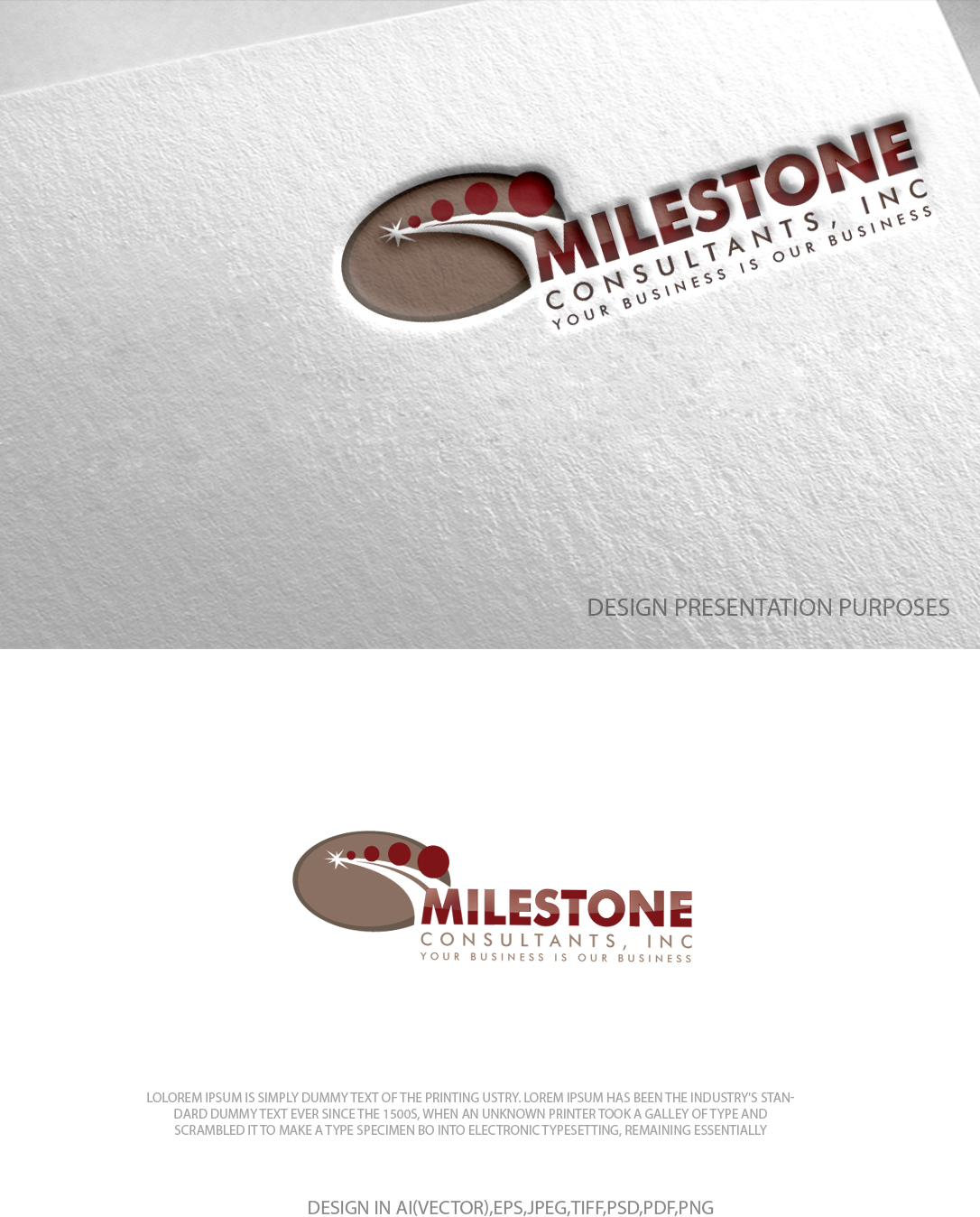 Logo Design by zebronicgraphic for Milestone Business Consultants, LLC | Design #37520095