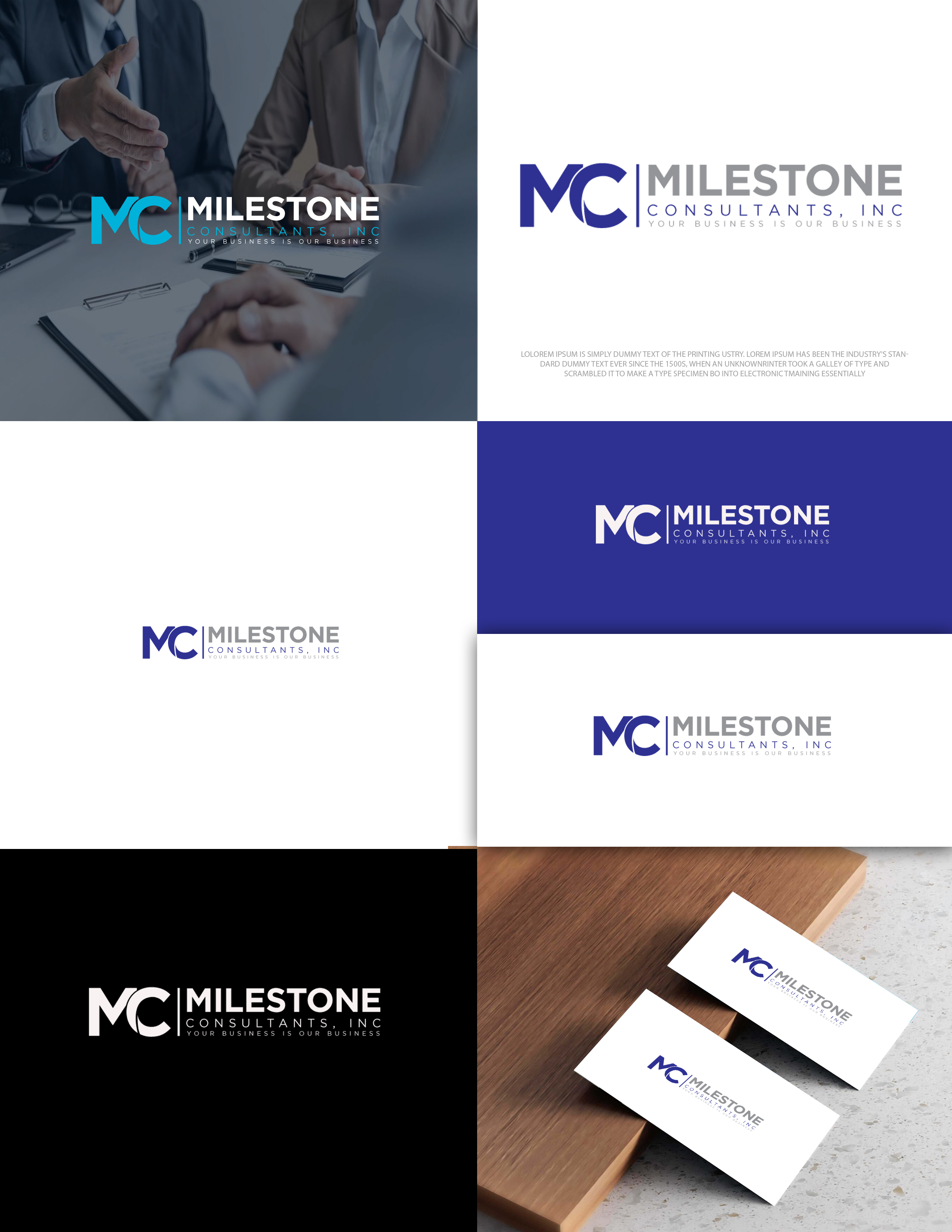 Logo Design by zebronicgraphic for Milestone Business Consultants, LLC | Design #37520097