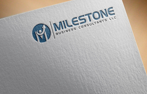 Logo Design by Faiz  Graphic design for Milestone Business Consultants, LLC | Design: #37531559