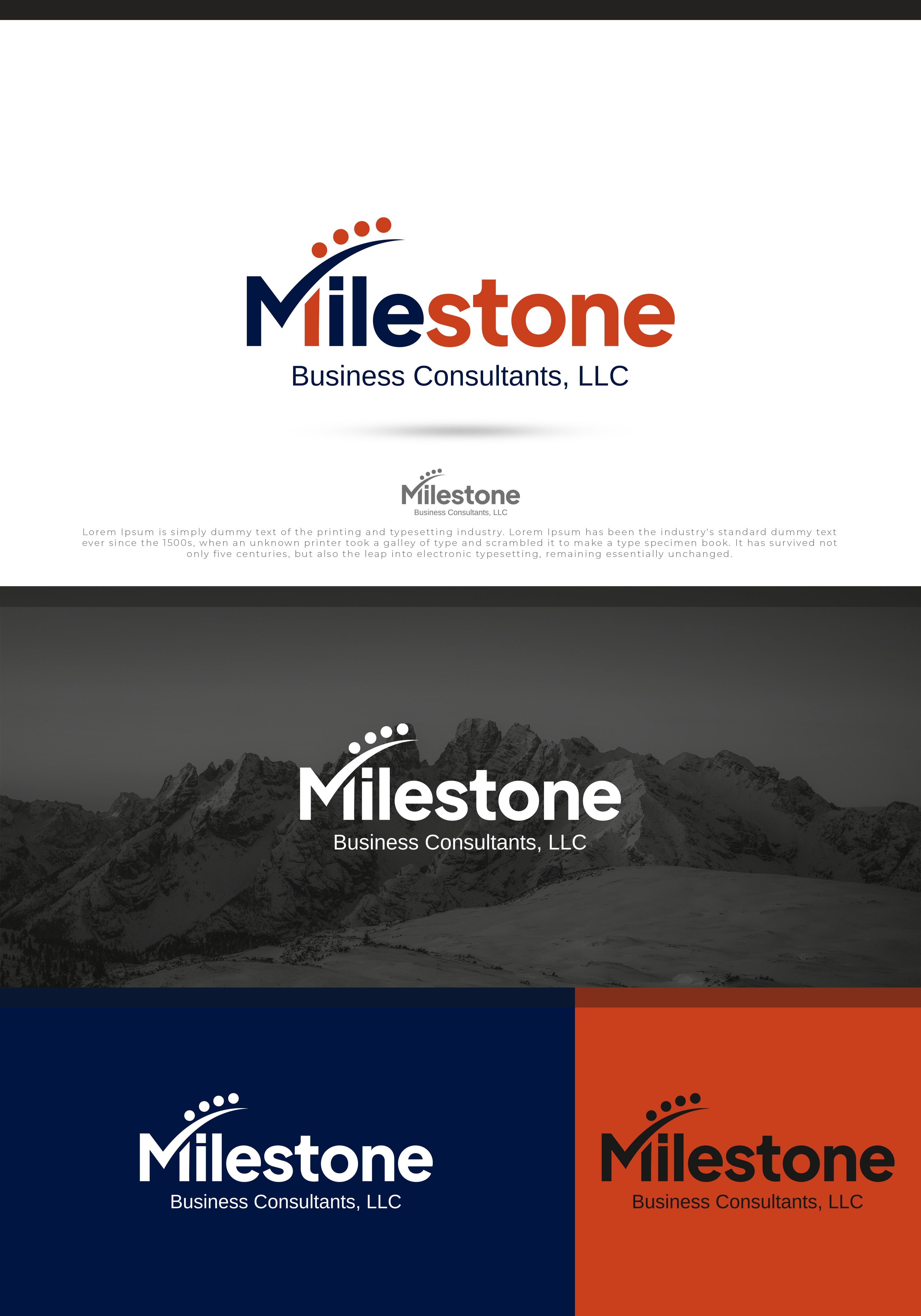 Design de Logo par Red Line pour Milestone Business Consultants, LLC | Design #37525871