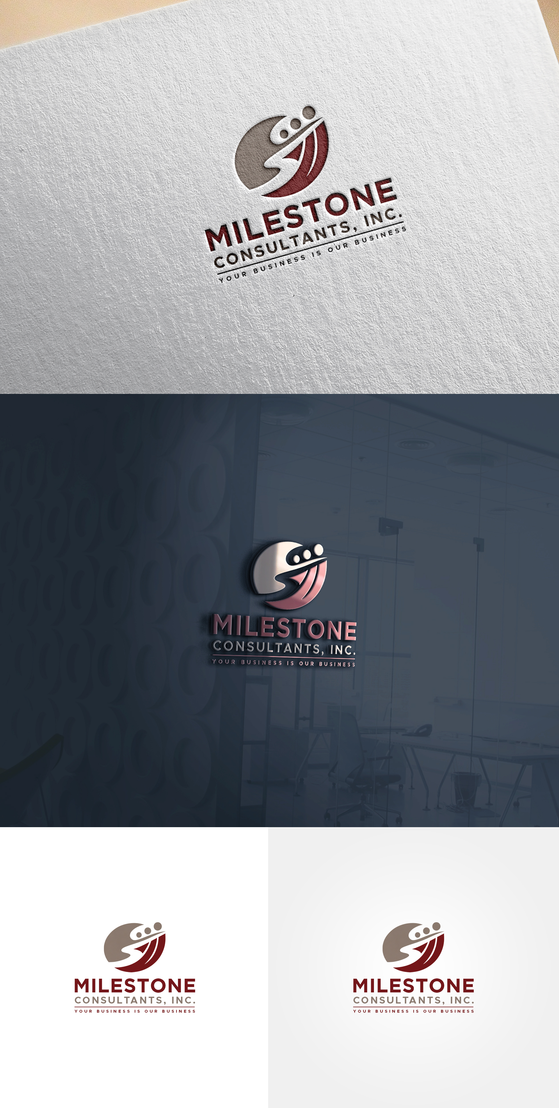 Logo Design by Soonia for Milestone Business Consultants, LLC | Design #37517021