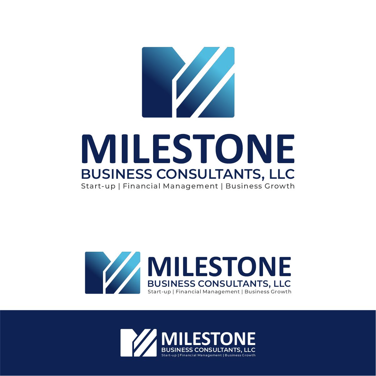 Logo Design by OrianO-70 for Milestone Business Consultants, LLC | Design #37537048