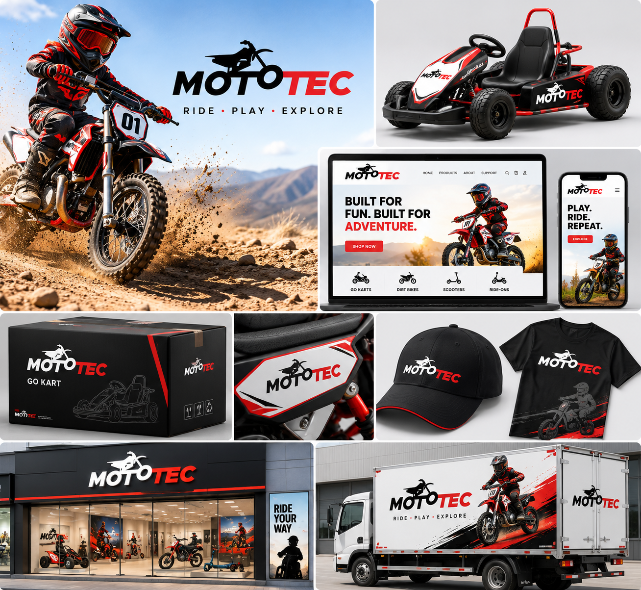 Logo Design by r4rinil 2 for MotoTec USA | Design #37517847