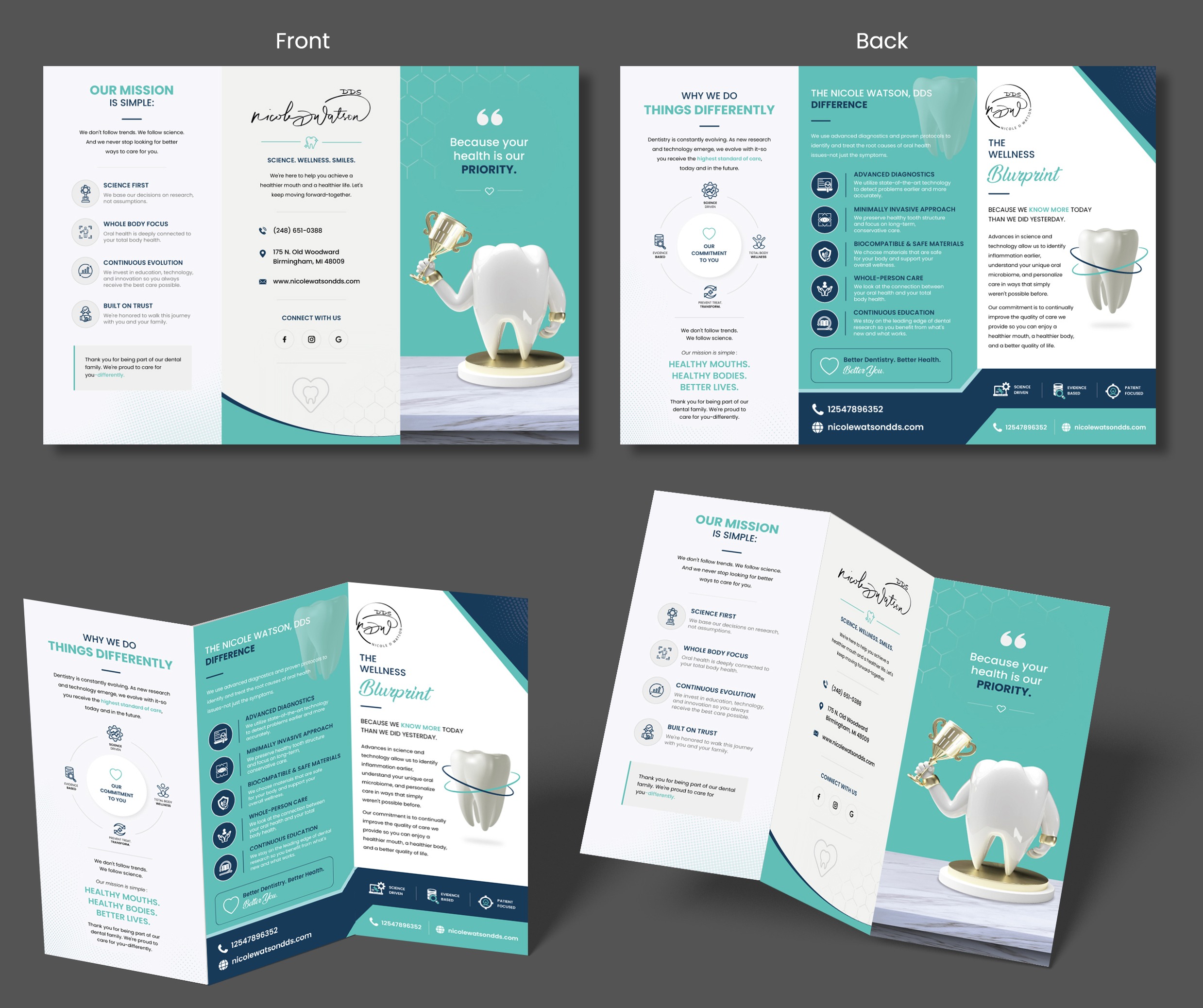 Graphic Design by arijit chowdhury for Nicole D Watson DDS Inc. | Design #37540899