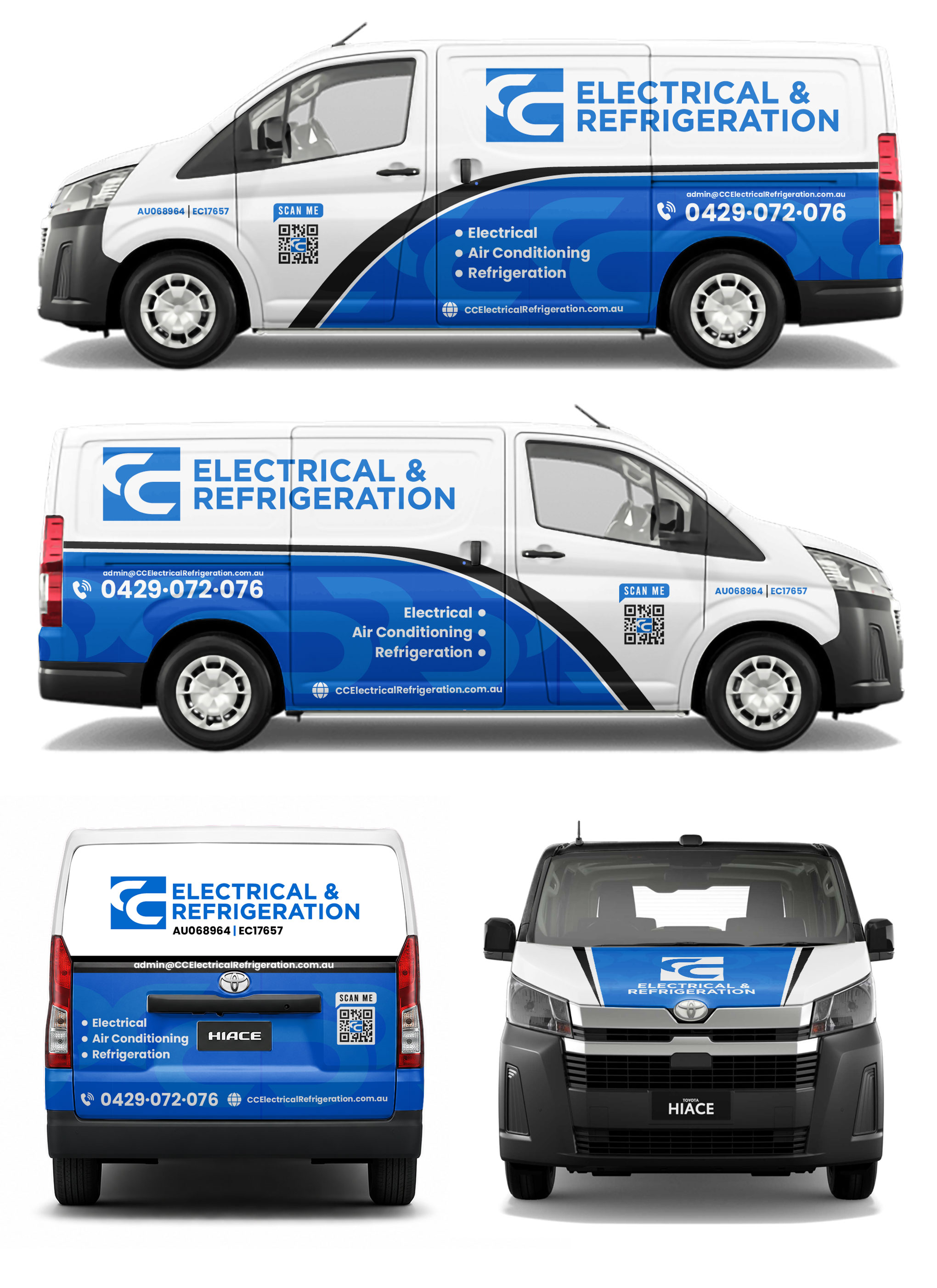 Car Wrap-Design von WrapTonic24 für CC Electrical And Refrigeration (WA) | Design: #37527457