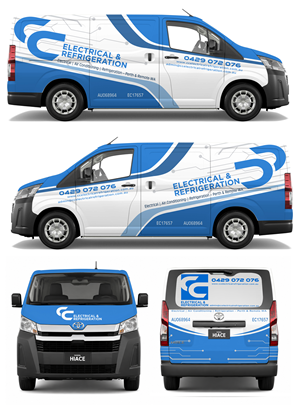 Car Wrap Design by Yayan gesuter for CC Electrical And Refrigeration (WA) | Design #37527079