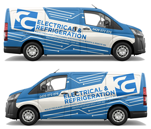 Car Wrap Design by Gina solution for CC Electrical And Refrigeration (WA) | Design #37525160
