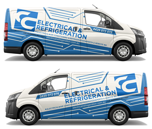 Car Wrap Design by Gina solution for CC Electrical And Refrigeration (WA) | Design: #37525165