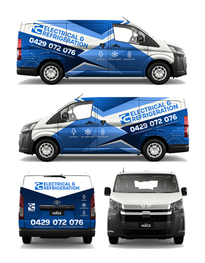 Car Wrap Design by Gnz_62 for CC Electrical And Refrigeration (WA) | Design: #37527204