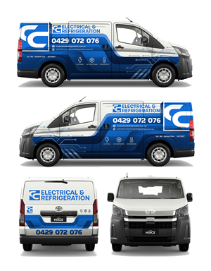 Car Wrap-Design von Gnz_62 für CC Electrical And Refrigeration (WA) | Design: #37527428