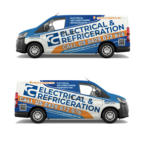 Car Wrap-Design von Wrapcia für CC Electrical And Refrigeration (WA) | Design: #37524591