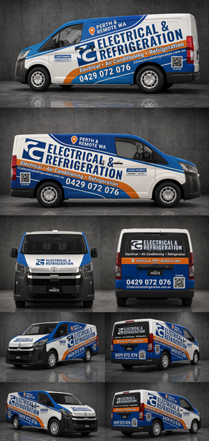 Car Wrap-Design von Wrapcia für CC Electrical And Refrigeration (WA) | Design: #37525608