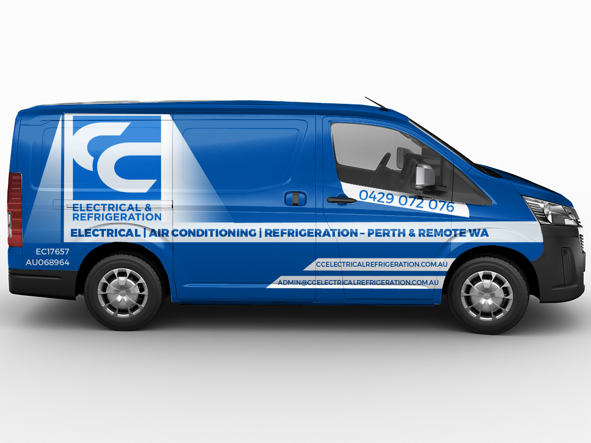 Car Wrap Design by olpattern for CC Electrical And Refrigeration (WA) | Design #37525985