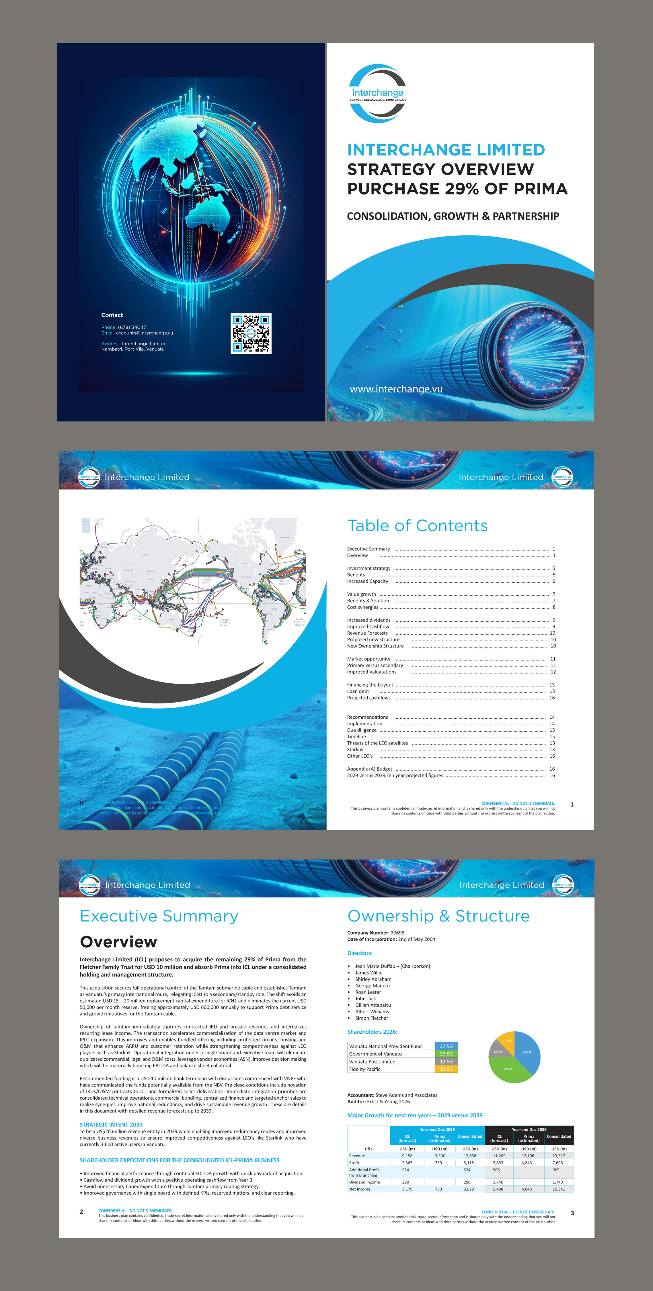 PowerPoint Design by Creative D2024 for Interchange  | Design #37538767
