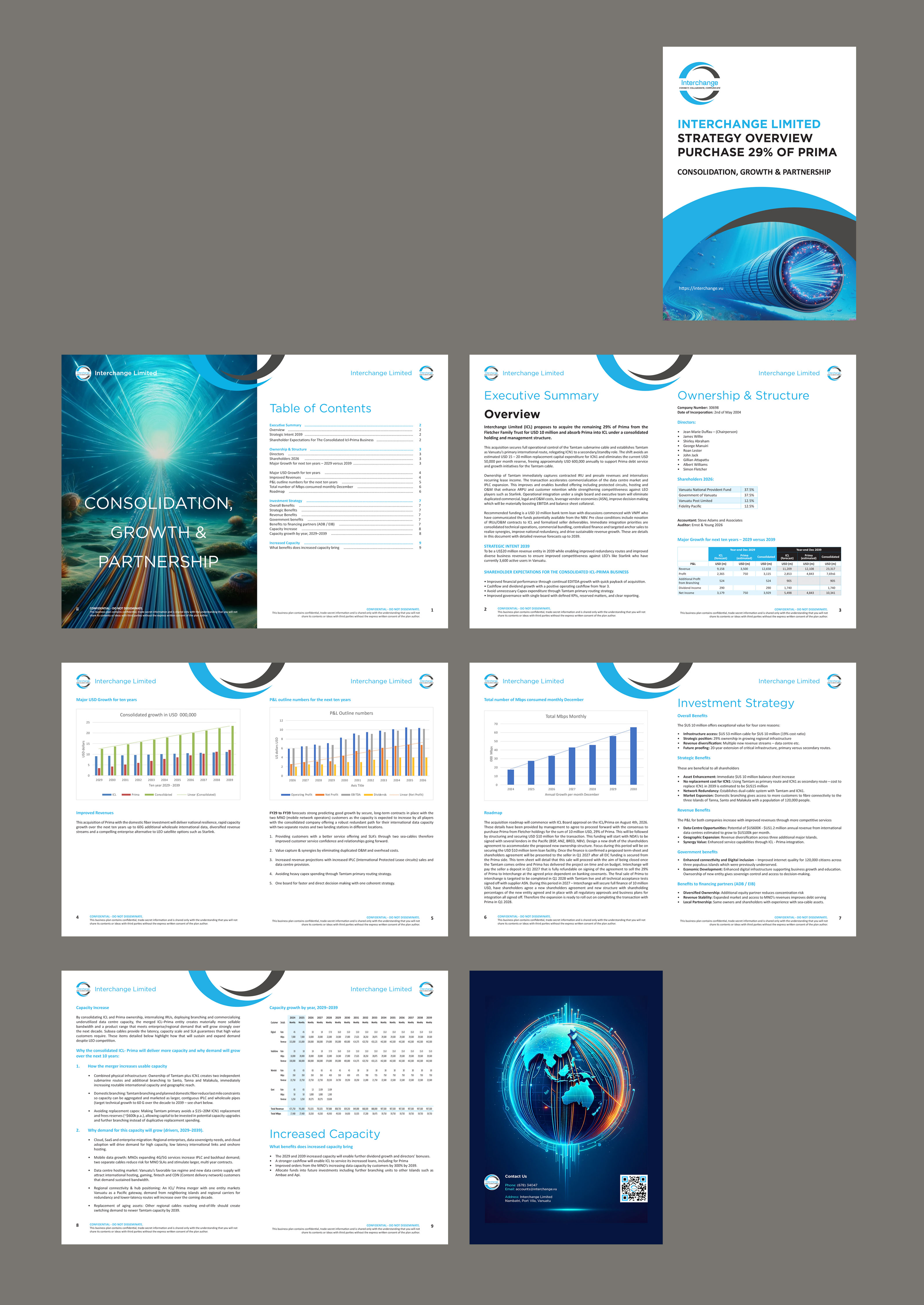 PowerPoint Design by Creative D2024 for Interchange  | Design #37541751