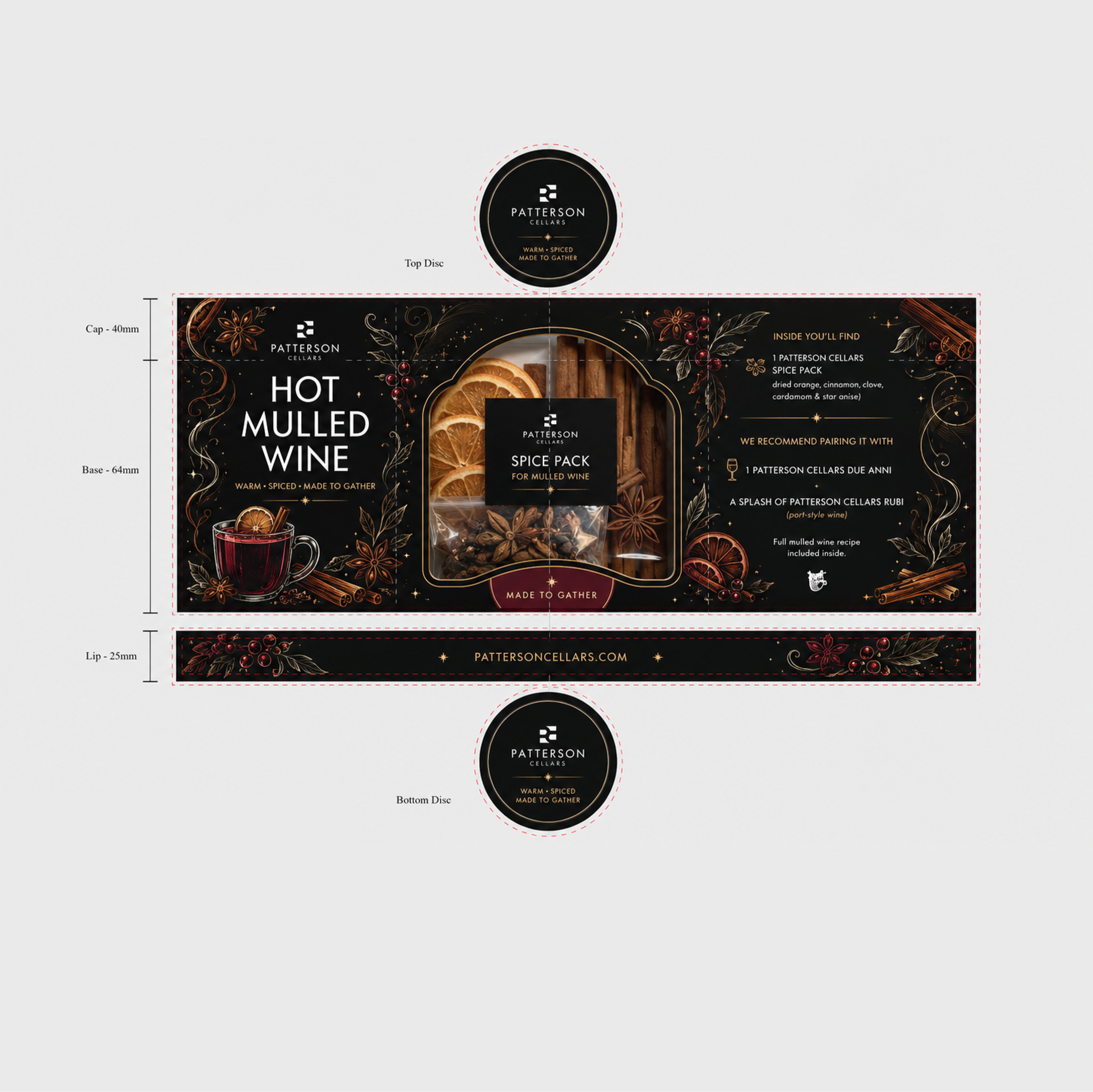 Packaging Design by Amani K for Patterson Cellars | Design #37537423