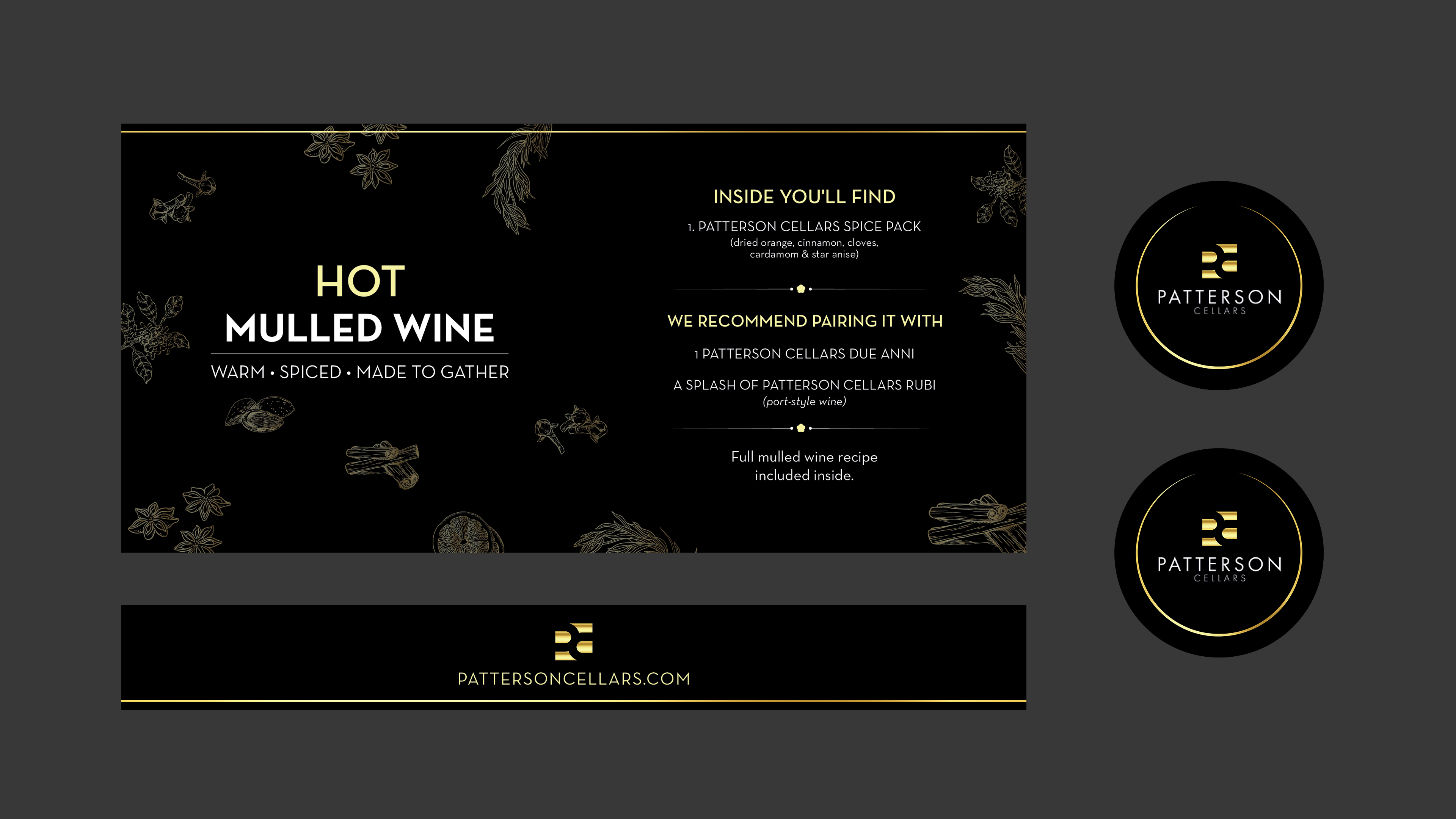 Packaging Design by Rickyy for Patterson Cellars | Design #37540526
