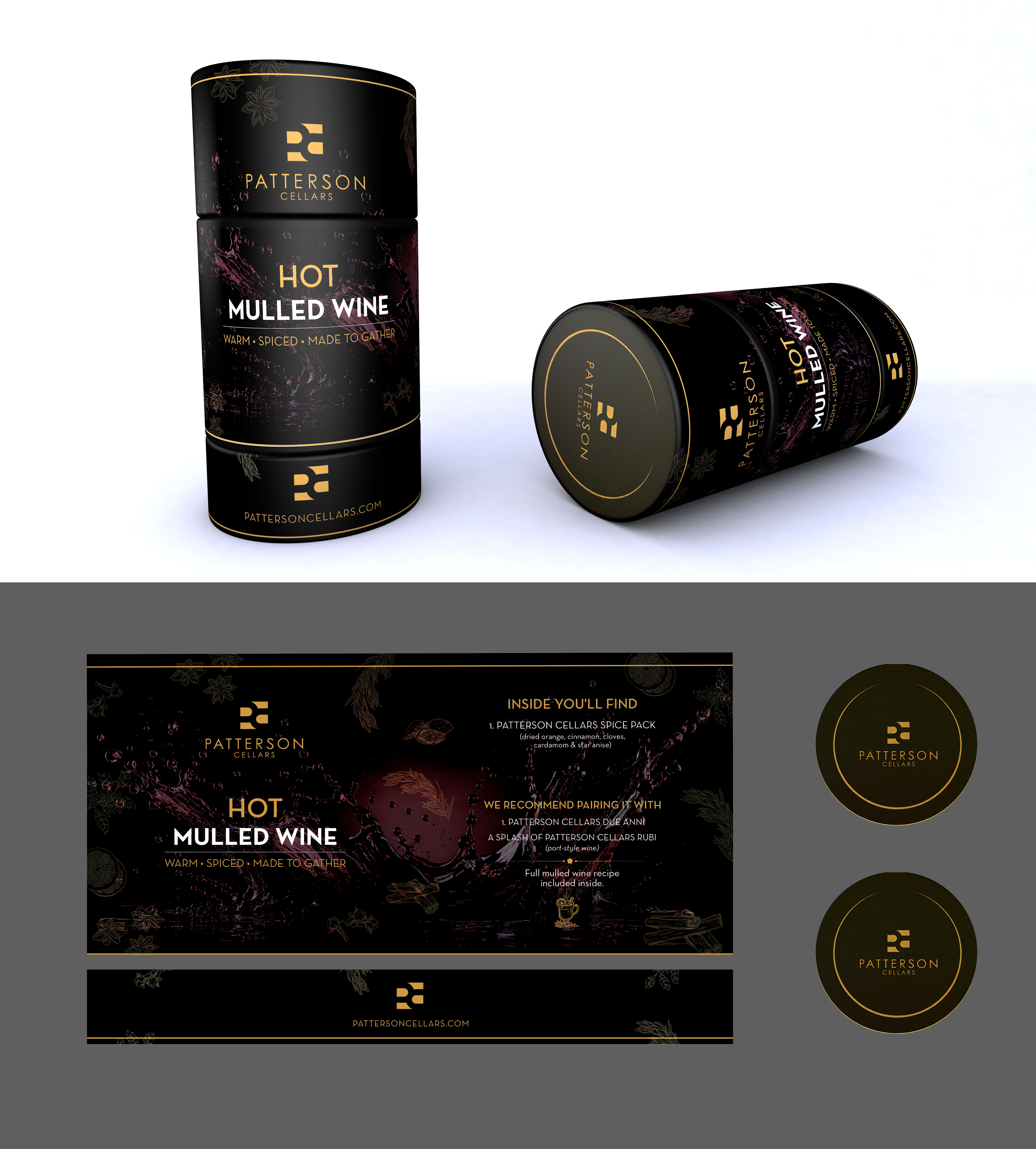 Packaging Design by Rickyy for Patterson Cellars | Design #37540946