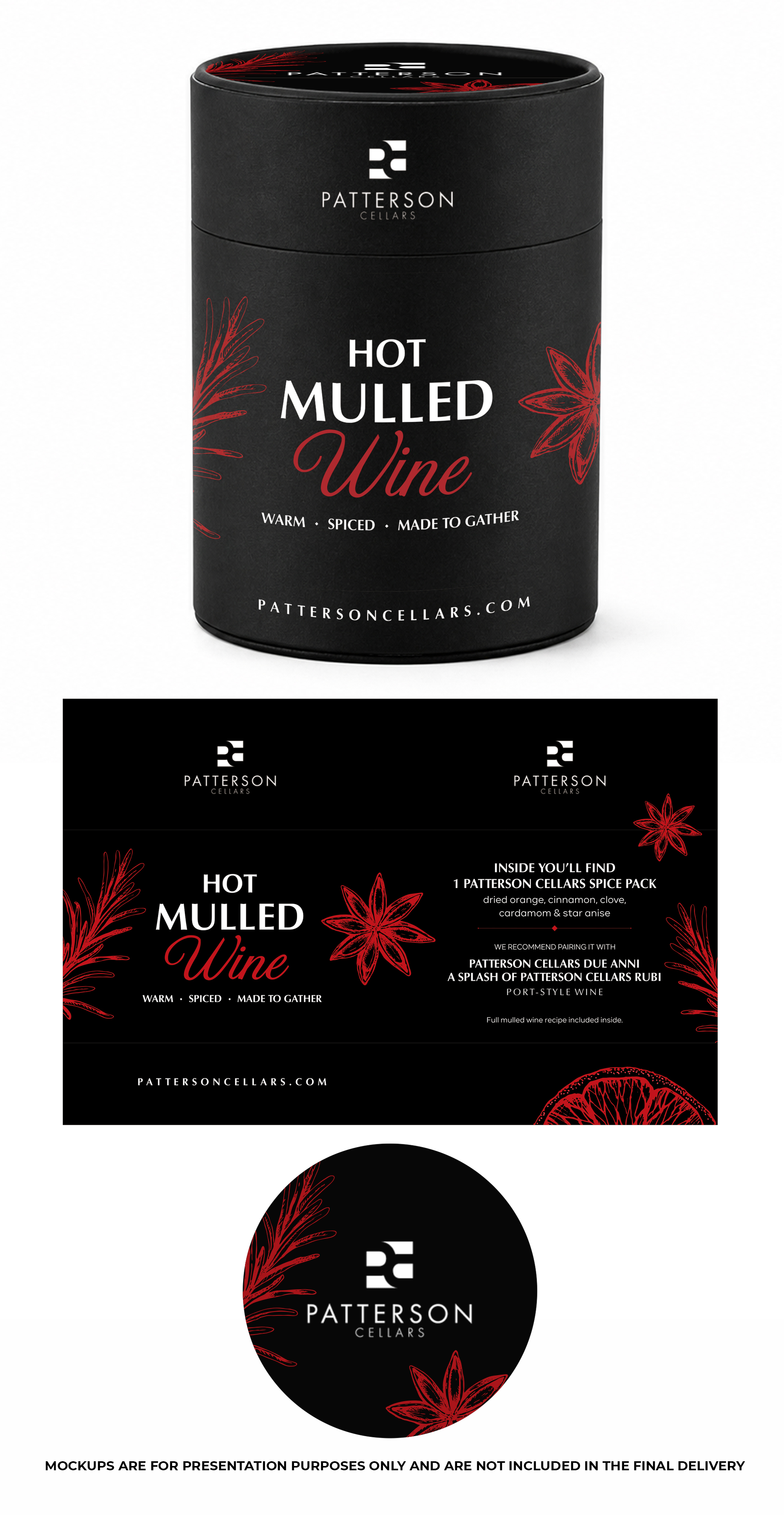 Packaging Design by Dzhafir for Patterson Cellars | Design #37537579